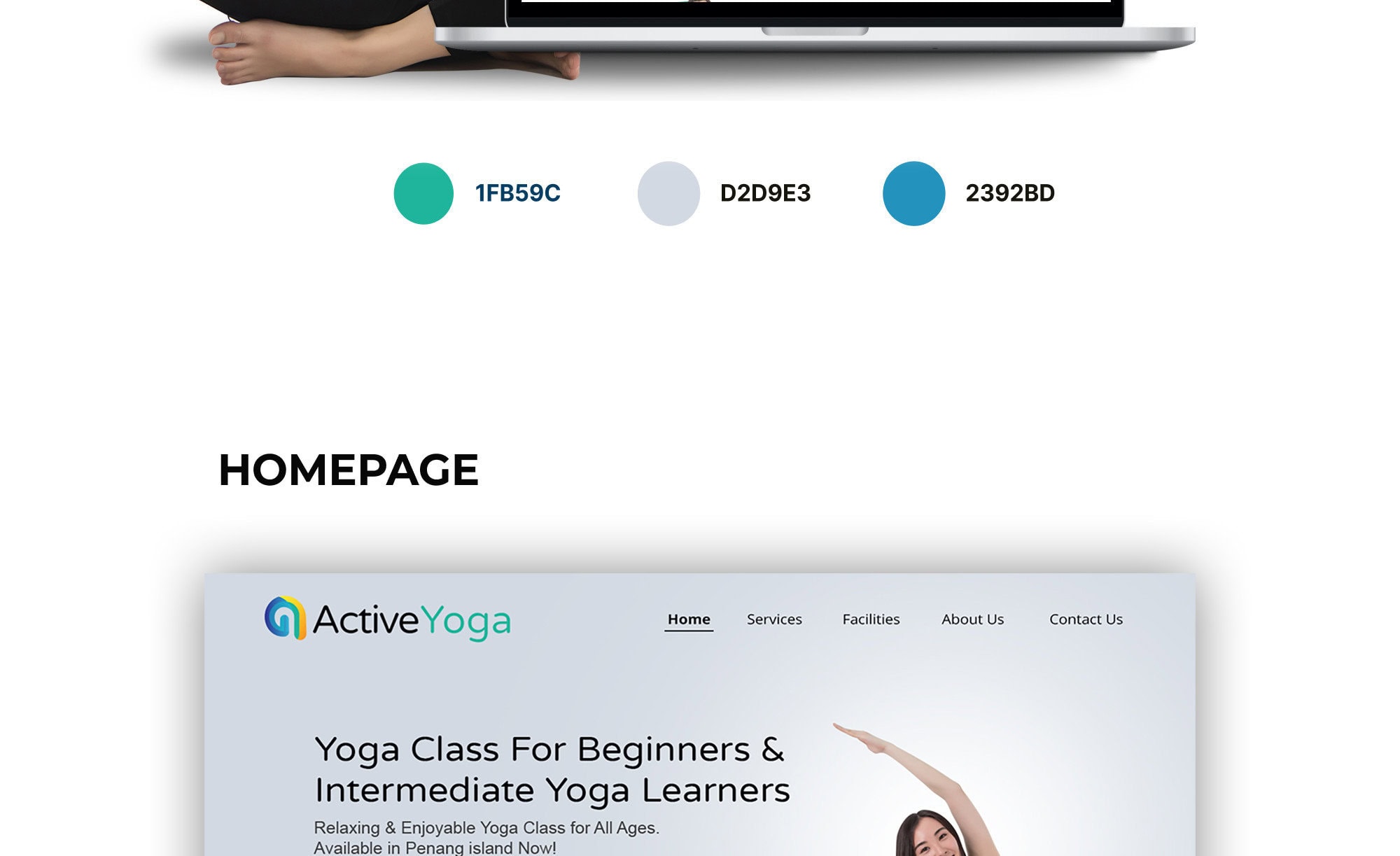 Active Yoga Portfolio - WebHero Technologies