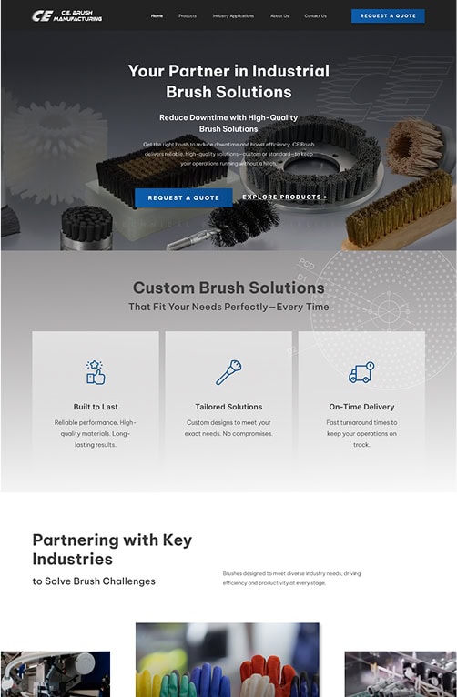 CE Brush Portfolio - WebHero Technology