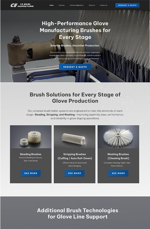 CE Brush Portfolio - WebHero Technology