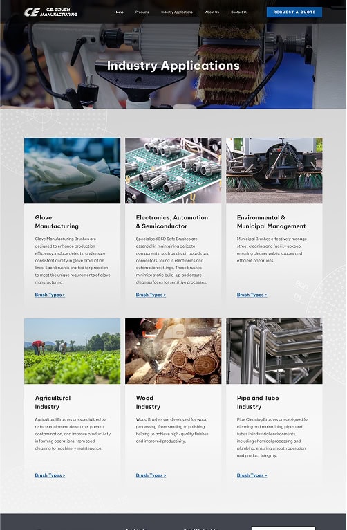 CE Brush Portfolio - WebHero Technology