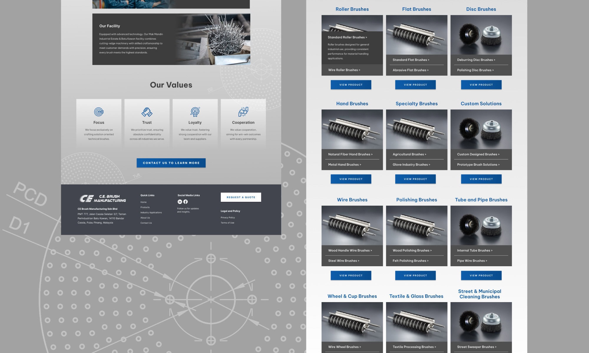 CE Brush Portfolio - WebHero Technology