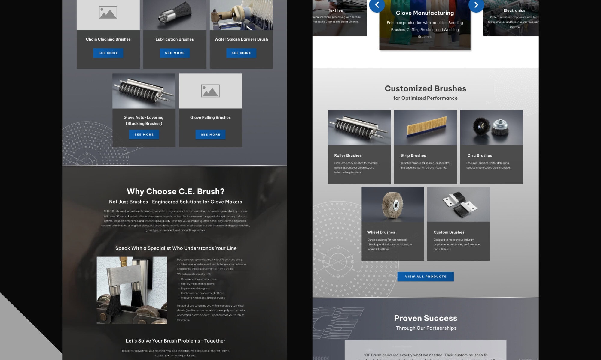 CE Brush Portfolio - WebHero Technology