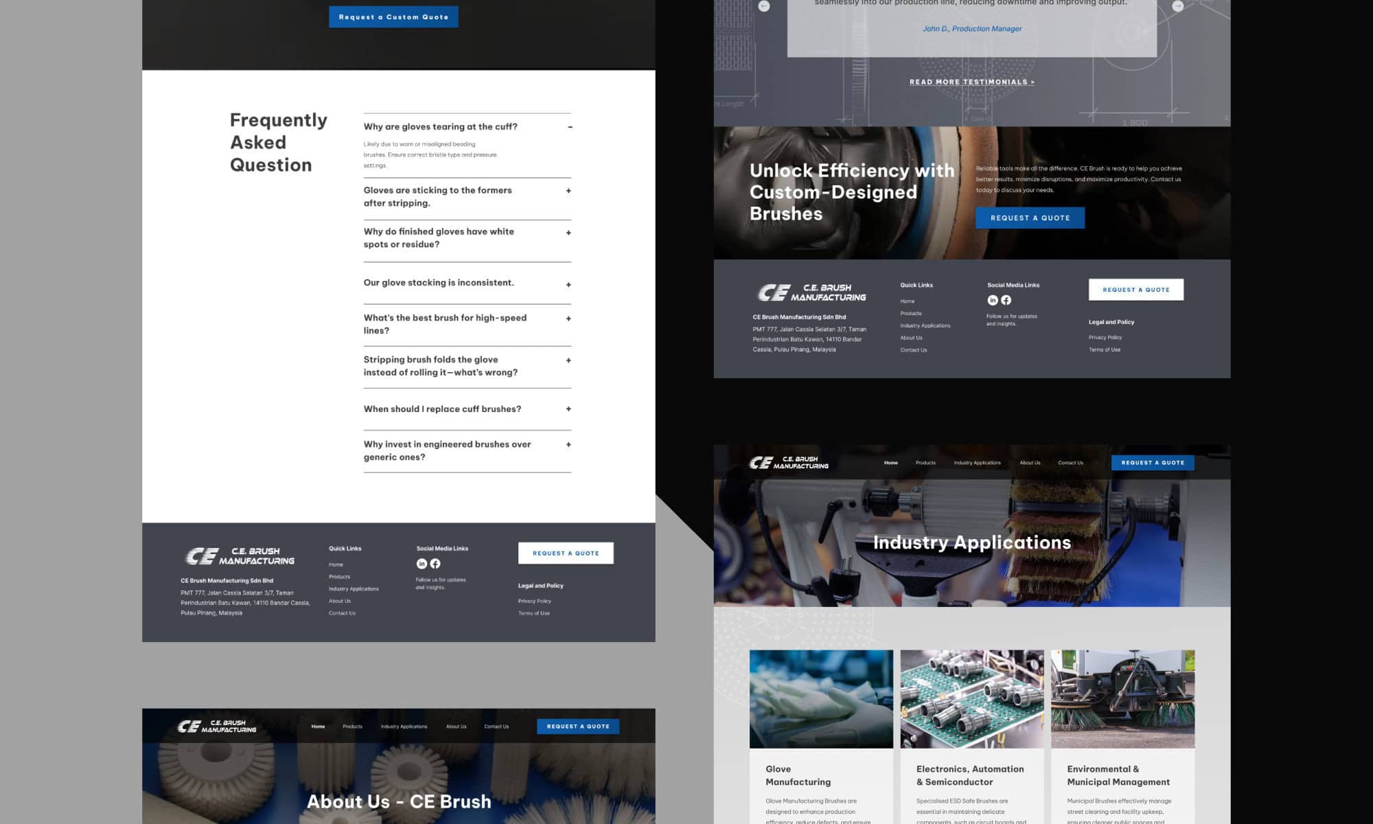 CE Brush Portfolio - WebHero Technology