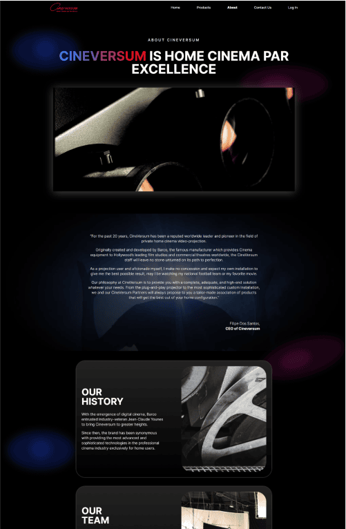 Cineversum Portfolio - WebHero Technologies