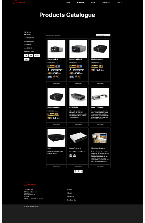 Cineversum Portfolio - WebHero Technologies