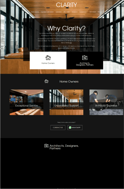 Clarity Portfolio - WebHero Technologies
