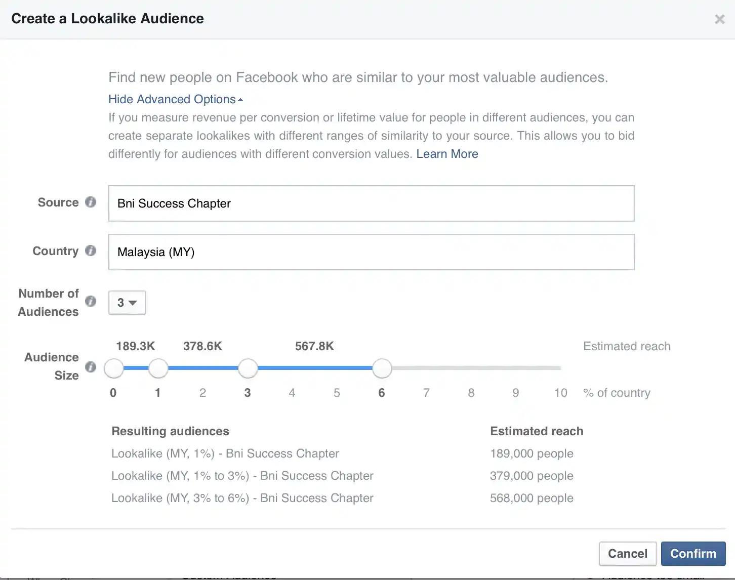 Facebook Ads Lookalike Audience Setting - Webhero Technologies