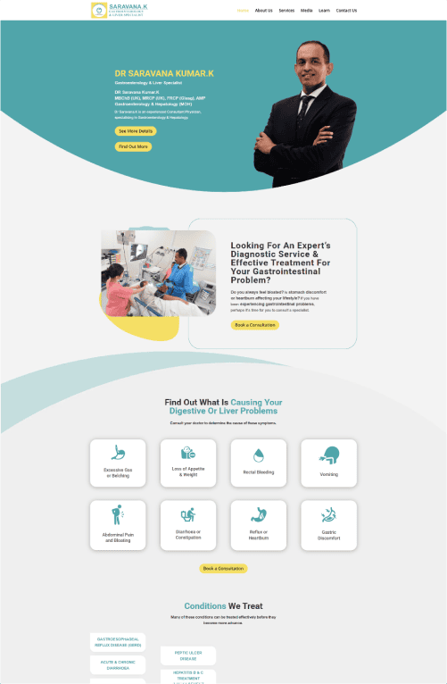 Dr. Saravana Portfolio - WebHero Technologies