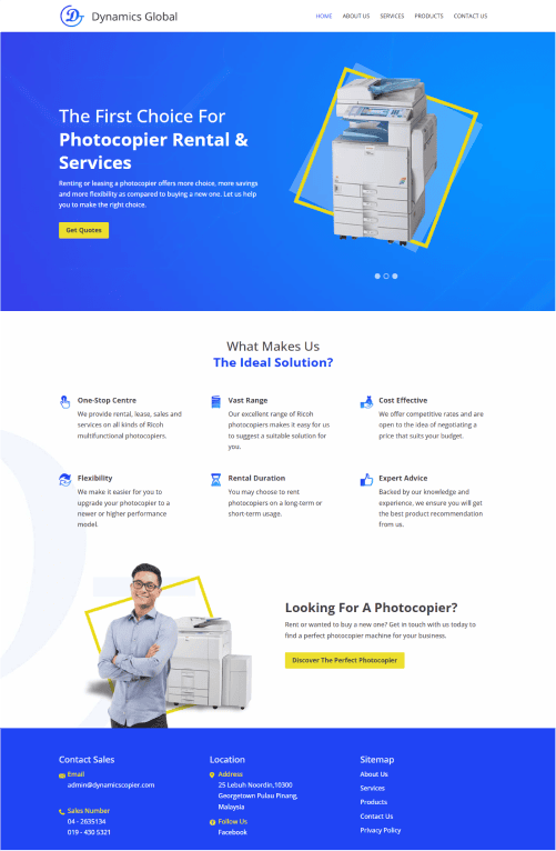 Dynamics Global Portfolio - WebHero Technologies