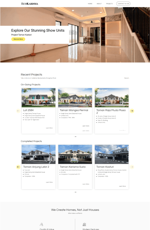 Eco Karisma Portfolio - WebHero Technologies