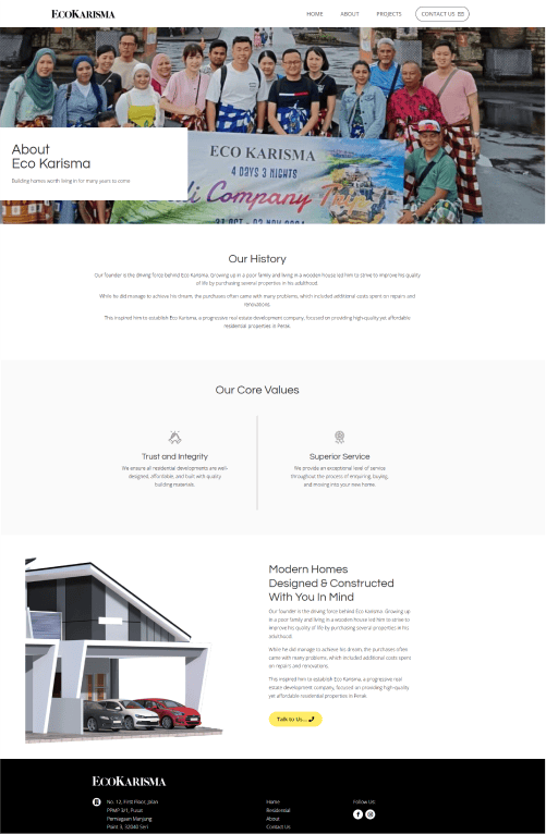 Eco Karisma Portfolio - WebHero Technologies