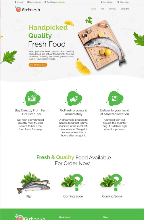 Gofresh Portfolio - WebHero Technologies