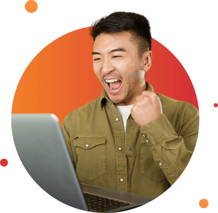 Happy Girl with Laptop - WebHero Technologies