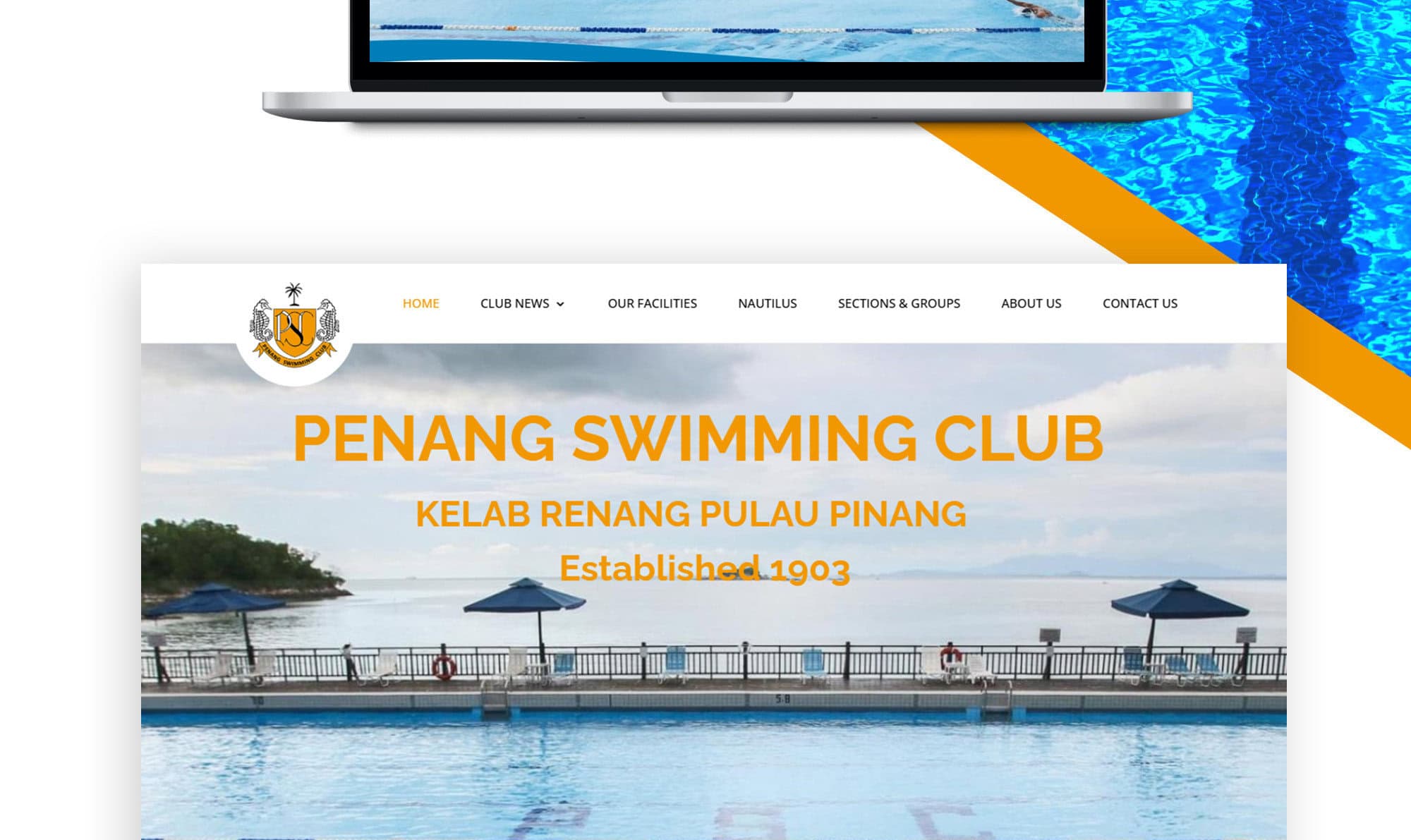 Penang Swimming Club Portfolio - WebHero Technologies