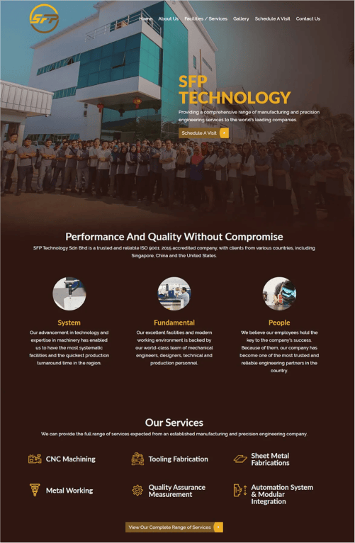 SFP Tech Portfolio - WebHero Technologies