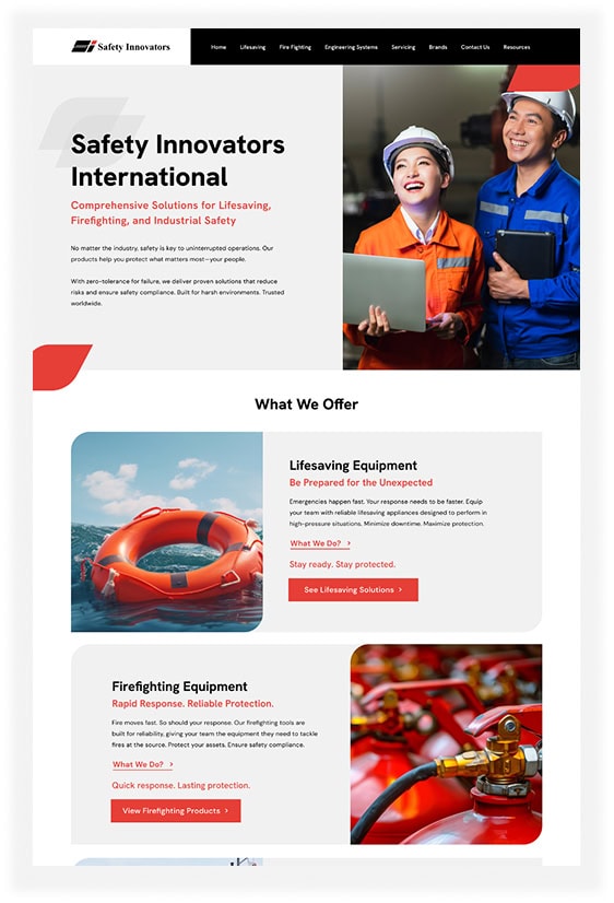 Safety Innovator Portfolio - WebHero Technology