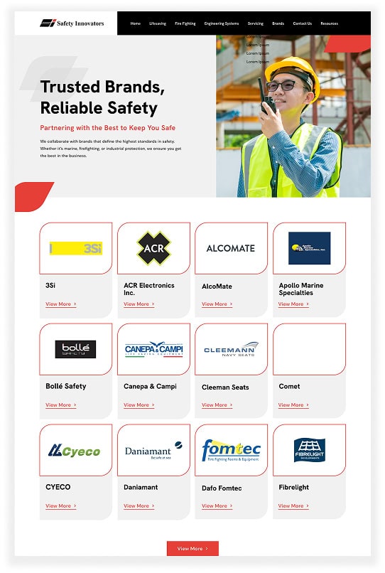 Safety Innovator Portfolio - WebHero Technology