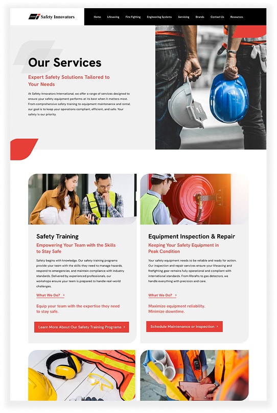 Safety Innovator Portfolio - WebHero Technology