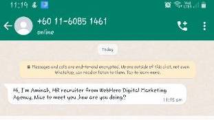 WebHero Scam Alert: Don't Fall for Fake Part-Time Job Offers 3