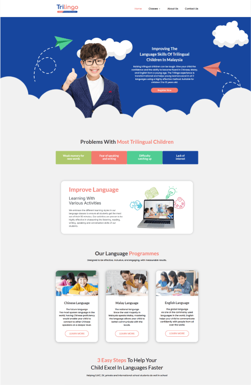 Trilingo Portfolio - WebHero Technologies