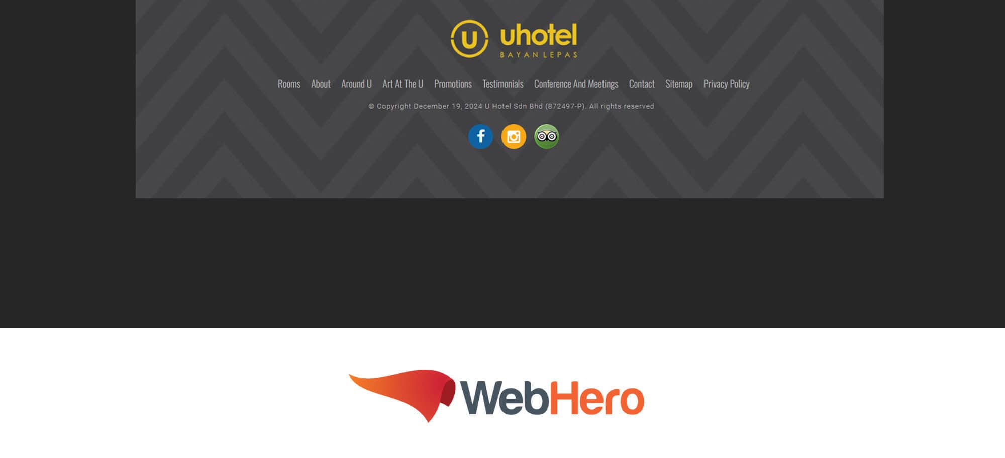 U Hotel Portfolio - WebHero Technologies