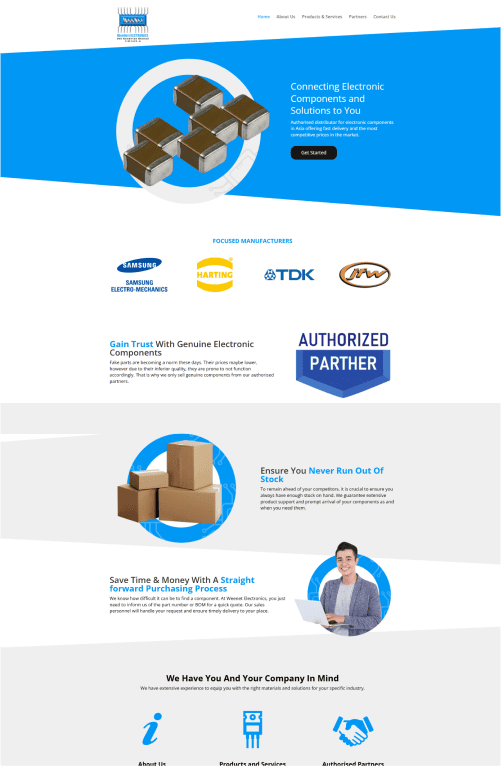 Weenet Electronics Portfolio - WebHero Technologies