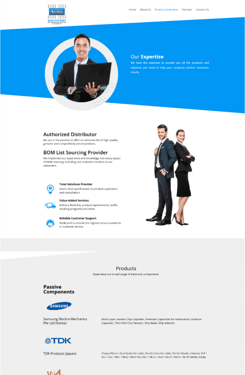 Weenet Electronics Portfolio - WebHero Technologies