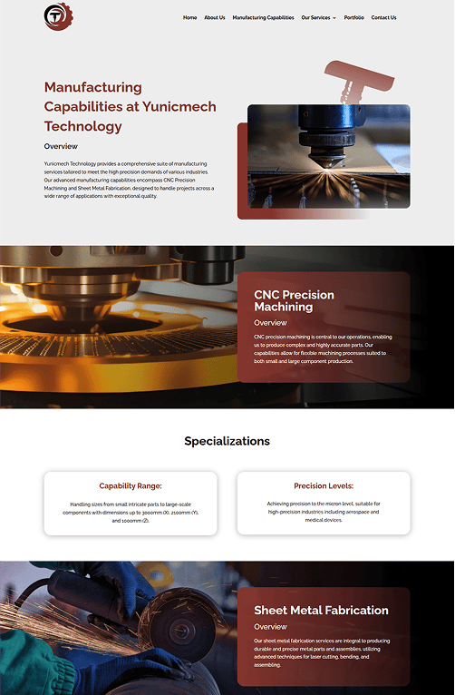 Yunicmech Portfolio - WebHero Technologies