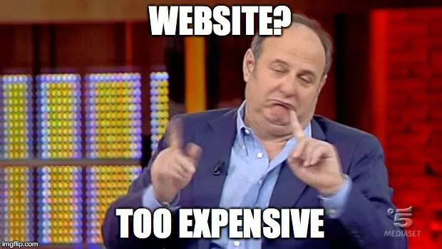 Expensive Website Meme - WebHero Technologies